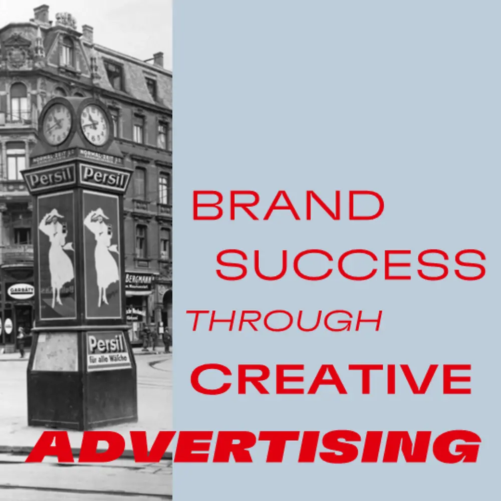 Creative advertising: Persil clock with the iconic White Lady