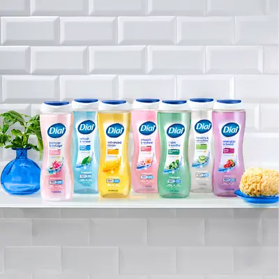 A photo of Dial's new product line.