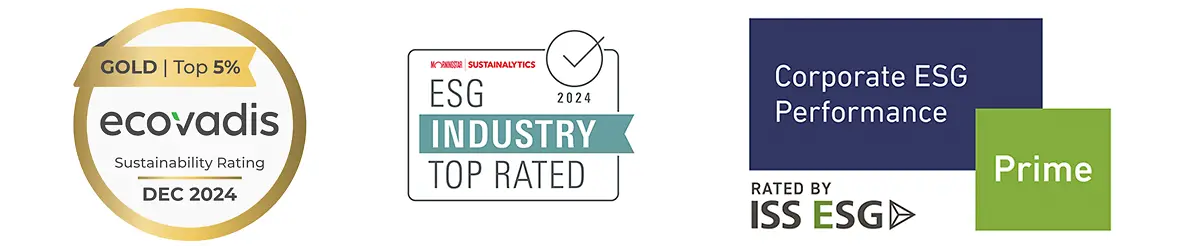Sustainability-Ranking: Logos Ecovadis, ESG Industry, Corporate ESG