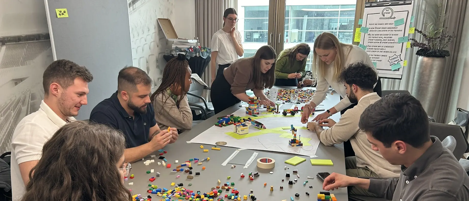 CHAiNGERS in EU during a teambuilding activity to enhance trust, improve collaboration and have fun