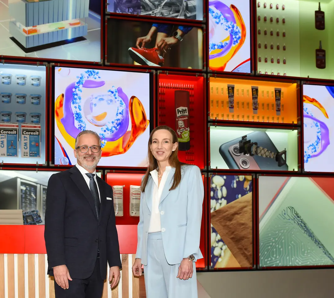 Dr. Simone Bagel-Trah, Chairwoman of the Supervisory Board and Shareholders’ Committee, and Carsten Knobel, Chairman of the Henkel Management Board
