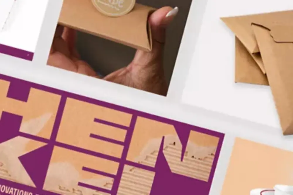 A collage of cards and envelopes.