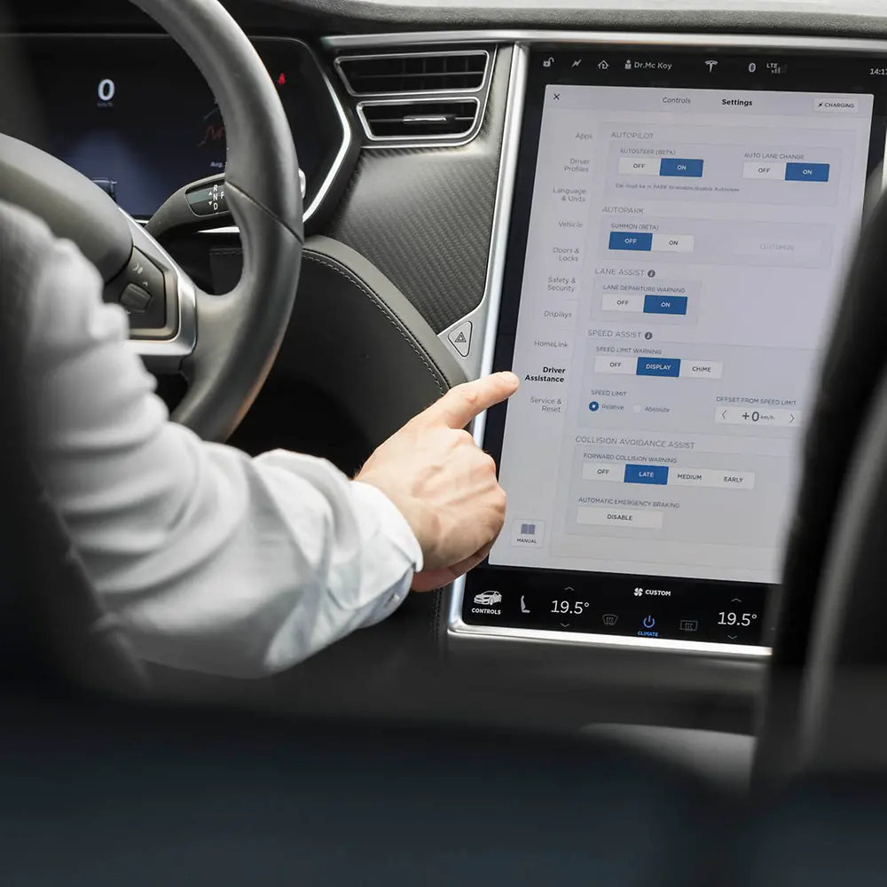 Tablet-like operation: Touchscreens 